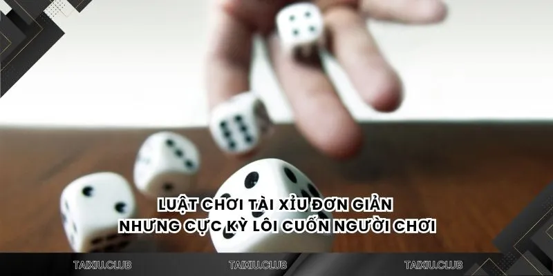 Luật chơi tài xỉu đơn giản nhưng cực kỳ lôi cuốn người chơi