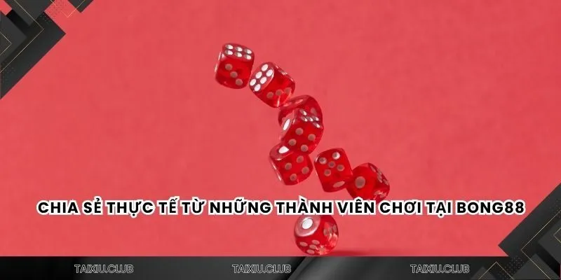 Chia sẻ thực tế từ những thành viên chơi tại Bong88
