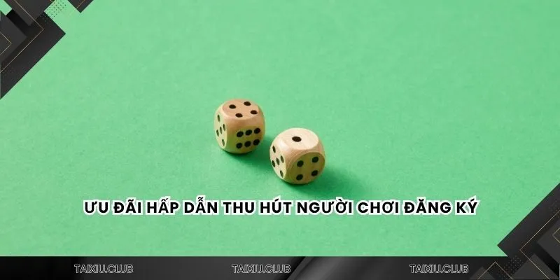 Ưu đãi hấp dẫn thu hút người chơi đăng ký