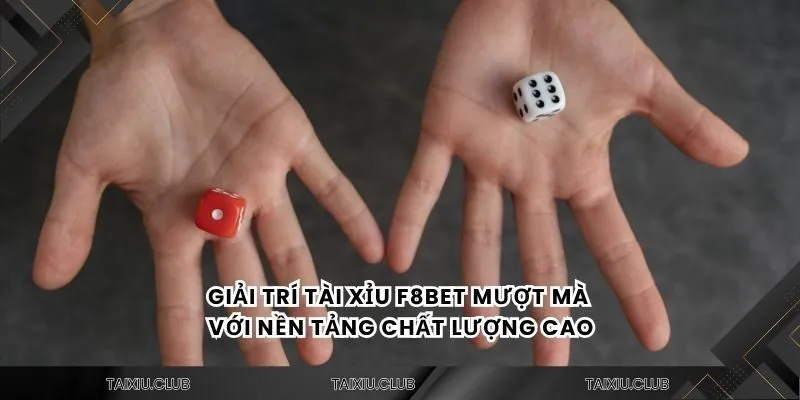Giải trí tài xỉu F8bet mượt mà với nền tảng chất lượng cao