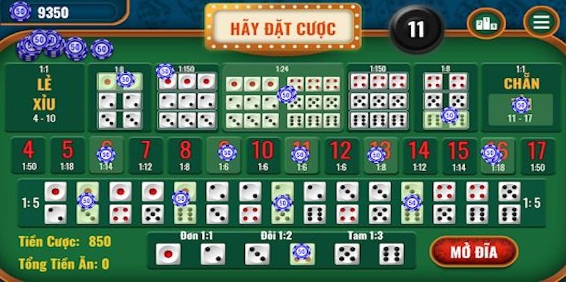 Hướng dẫn chơi tài xỉu theo chuỗi Martingale từng bước