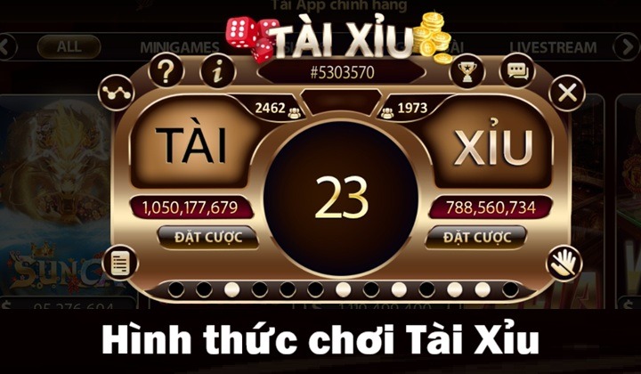hình thức chơi tài xỉu